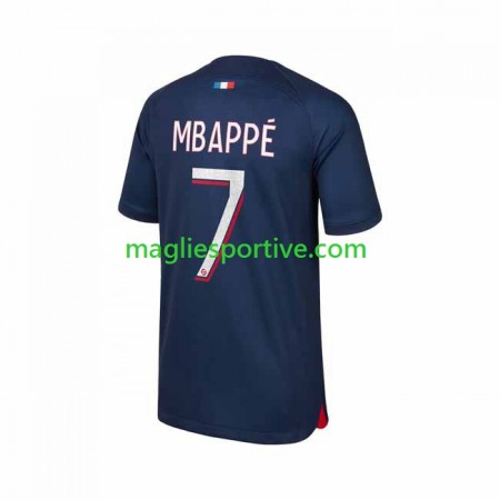 Completo Calcio Paris Saint Germain Mbappé 7 Divisa Prima 2023-2024